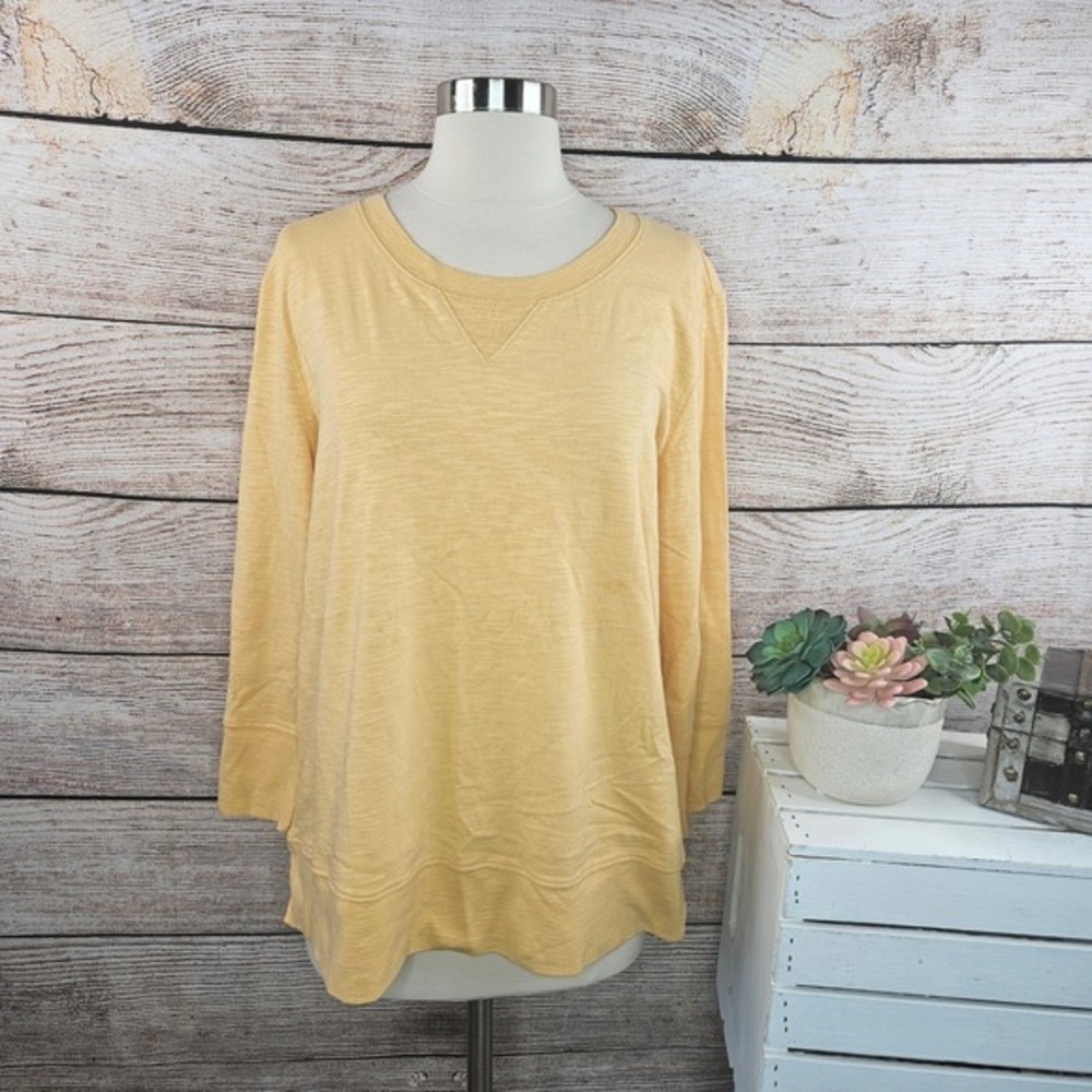 Preswick & Moore‎ Womens XL Top Long Sleeve Crew Neck Casual Cotton Knit